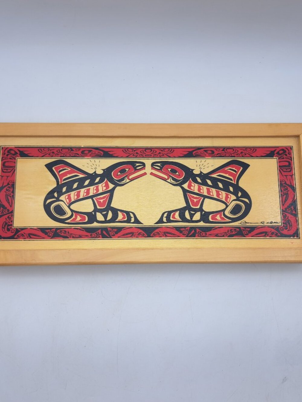 Native Art Haida Box By Clarence Wells